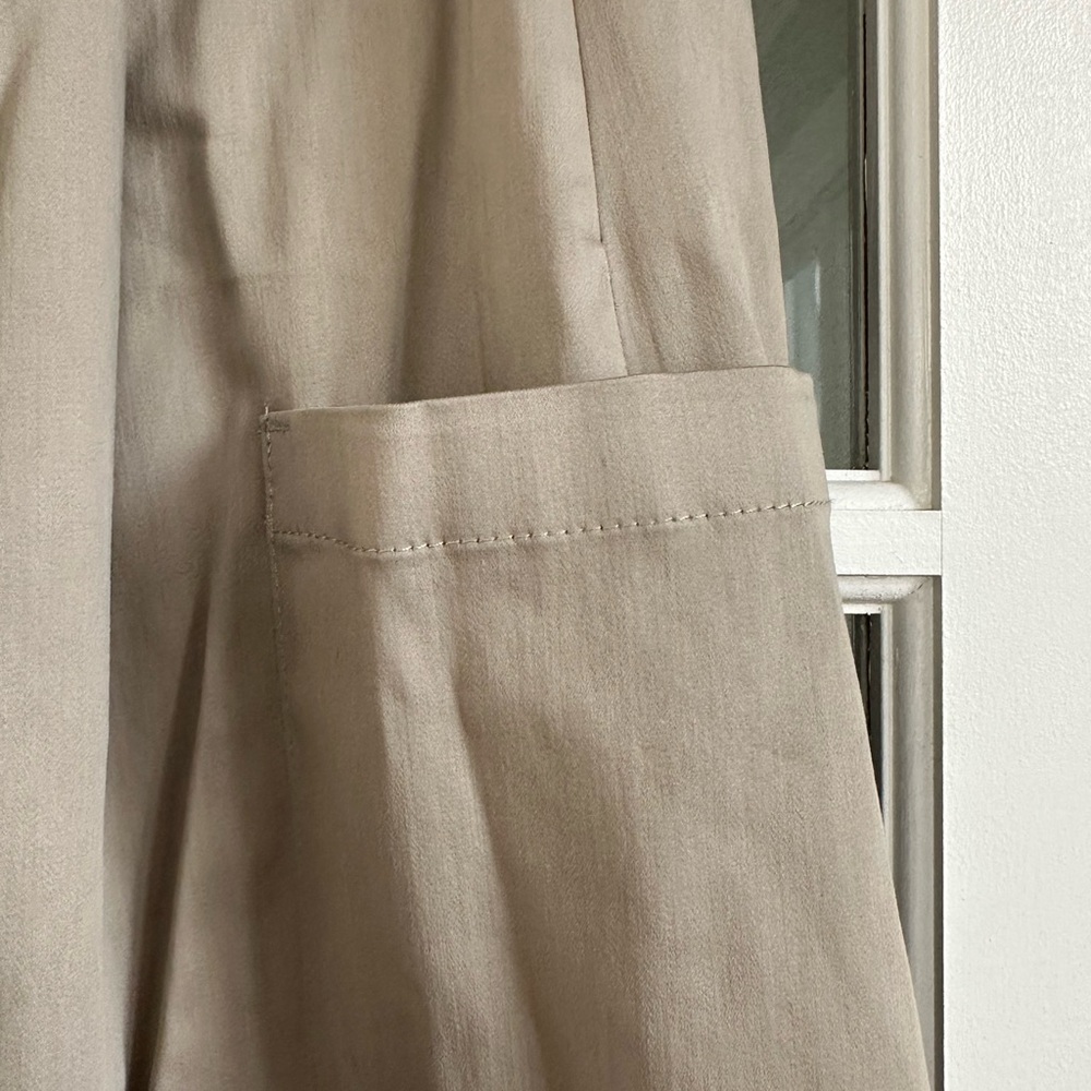 Zara Beige Womens Wide Leg Coulottes Women's - Picture 2 of 5